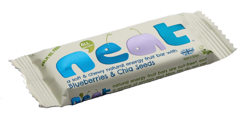 Neat Natural Energy Blueberries & Chia Seeds Bar 45g
