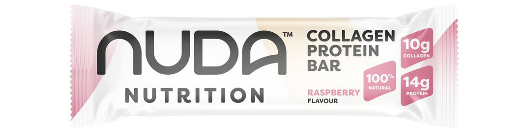 Nuda Nutrition Raspberry Collagen Protein Bar 45g