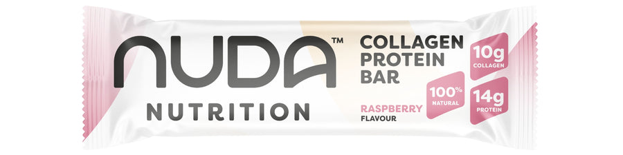 Nuda Nutrition Raspberry Collagen Protein Bar 45g