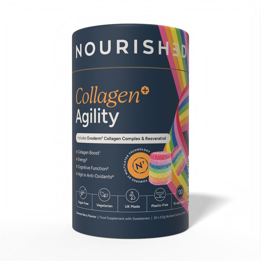 Nourished Collagen+ Agility Nutrient Stacks - 30 Gummies
