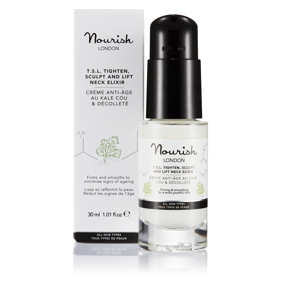 TSL Tighten Sculpt and Lift Neck Elixir 30ml     

79% Organic
