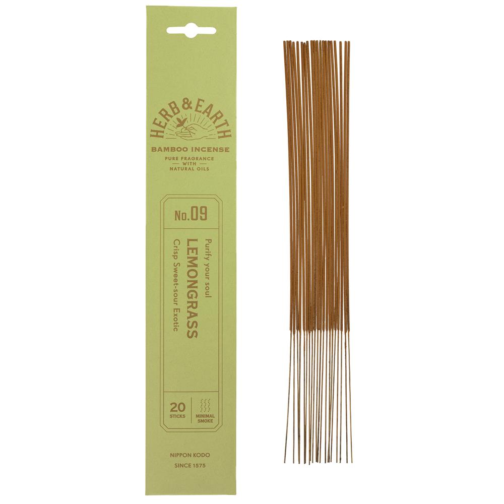Herb & Earth Incense -Lemongrass 20 sticks