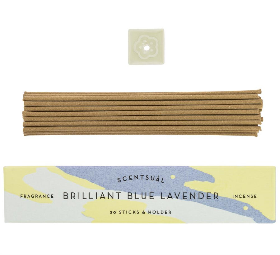 Scentsual Incense - Brilliant  Blue Lavender 30 Sticks