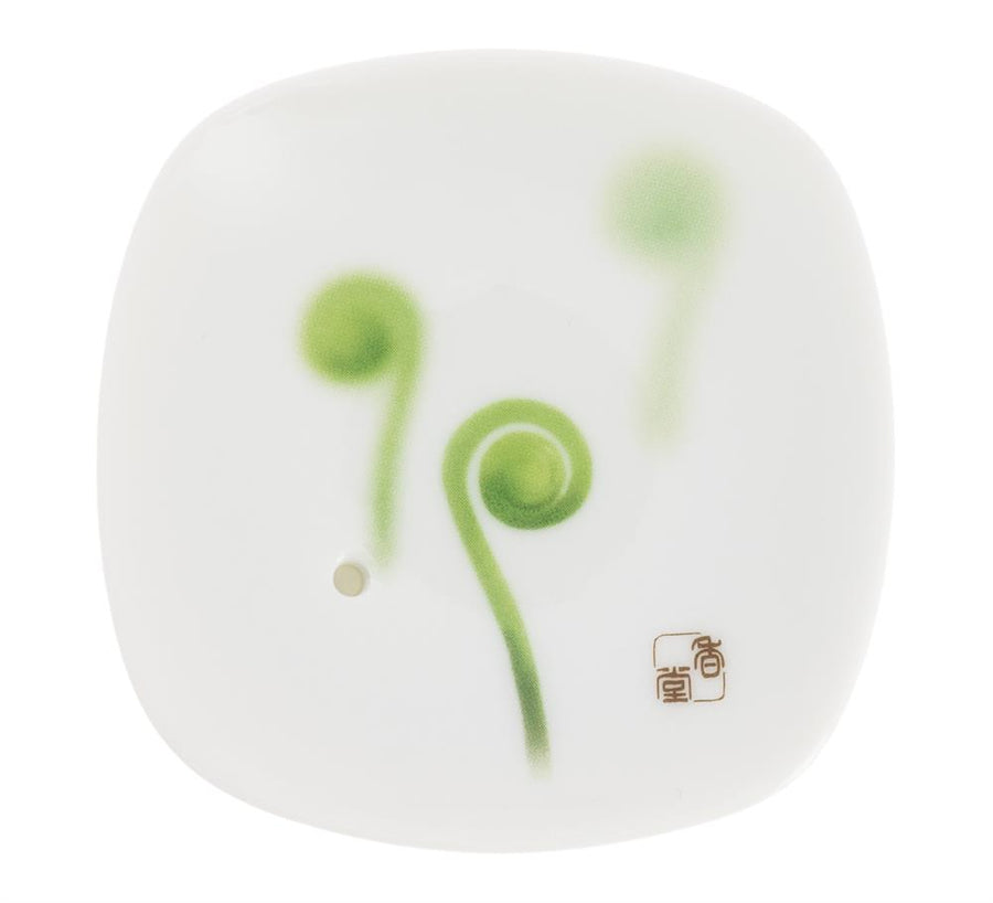 Yume No Yume Incense Holder - Fiddlehead 8 x 8 cm