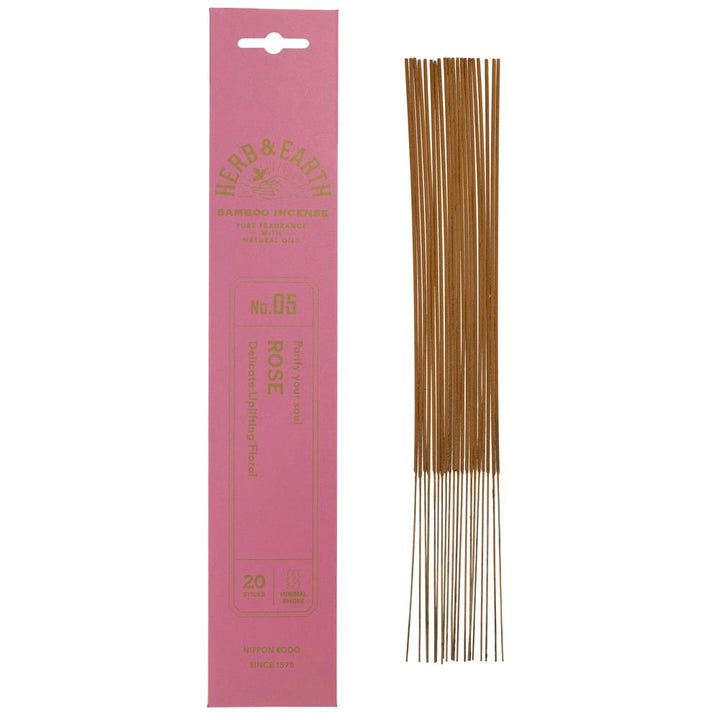 Herb & Earth Incense -Rose 20 sticks