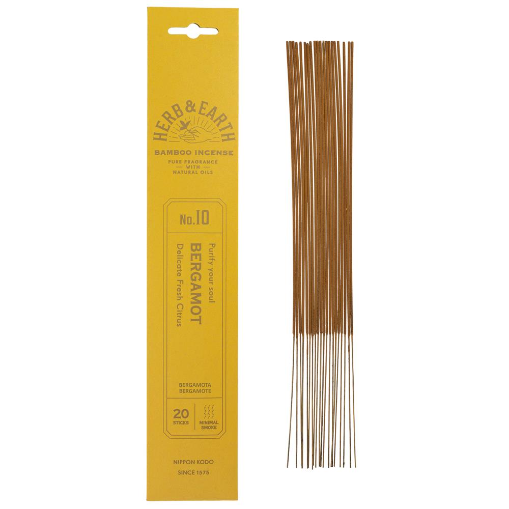 Herb & Earth Incense -Bergamot 20 sticks