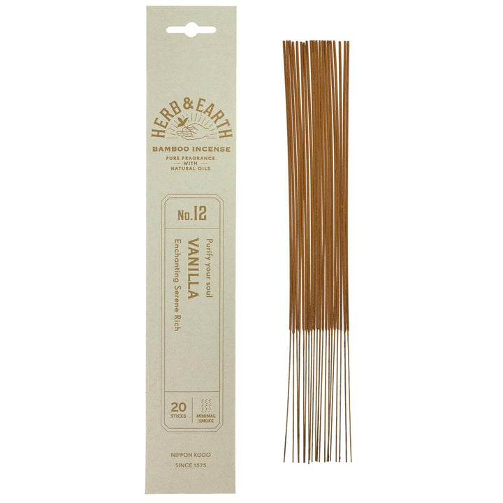 Herb & Earth Incense -Vanilla 20 sticks