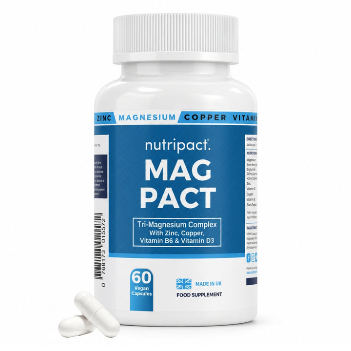 Nutripact Magnesium 8-in-1 Complex 60 Vegan Capsules