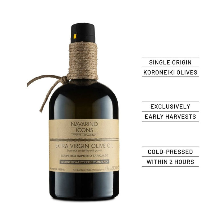 Navarino Icons Extra Virgin Olive Oil 500ml Bottle