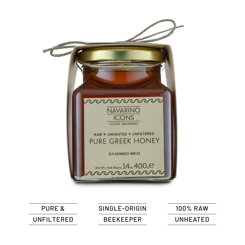 Navarino Icons Greek Pure Honey 400g