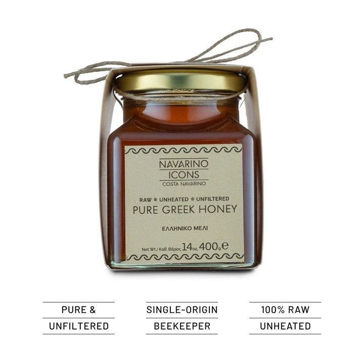 Navarino Icons Greek Pure Honey 400g