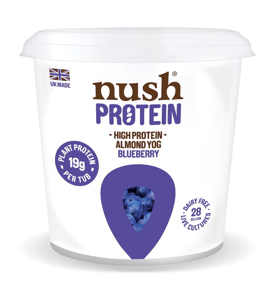 Nush Protein Blueberry Almond Milk Yog 350g