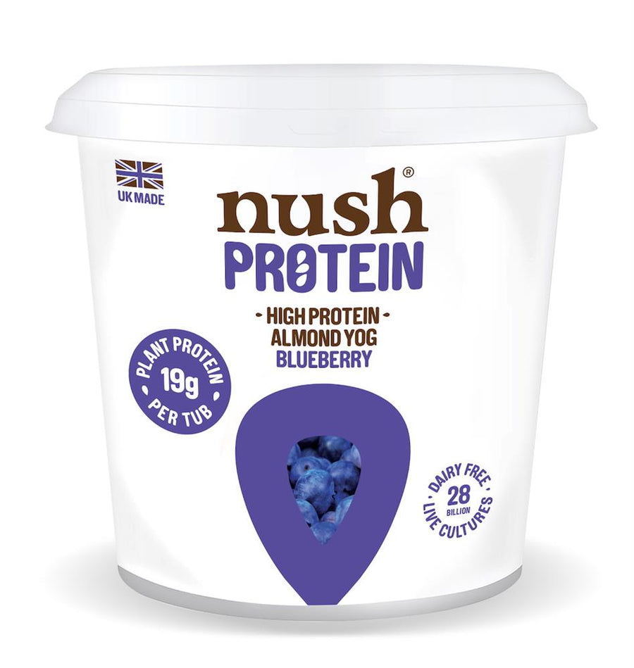 Nush Protein Blueberry Almond Milk Yog 350g