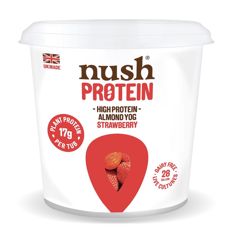 Nush Protein Strawberry Almond M*lk Yog 350g