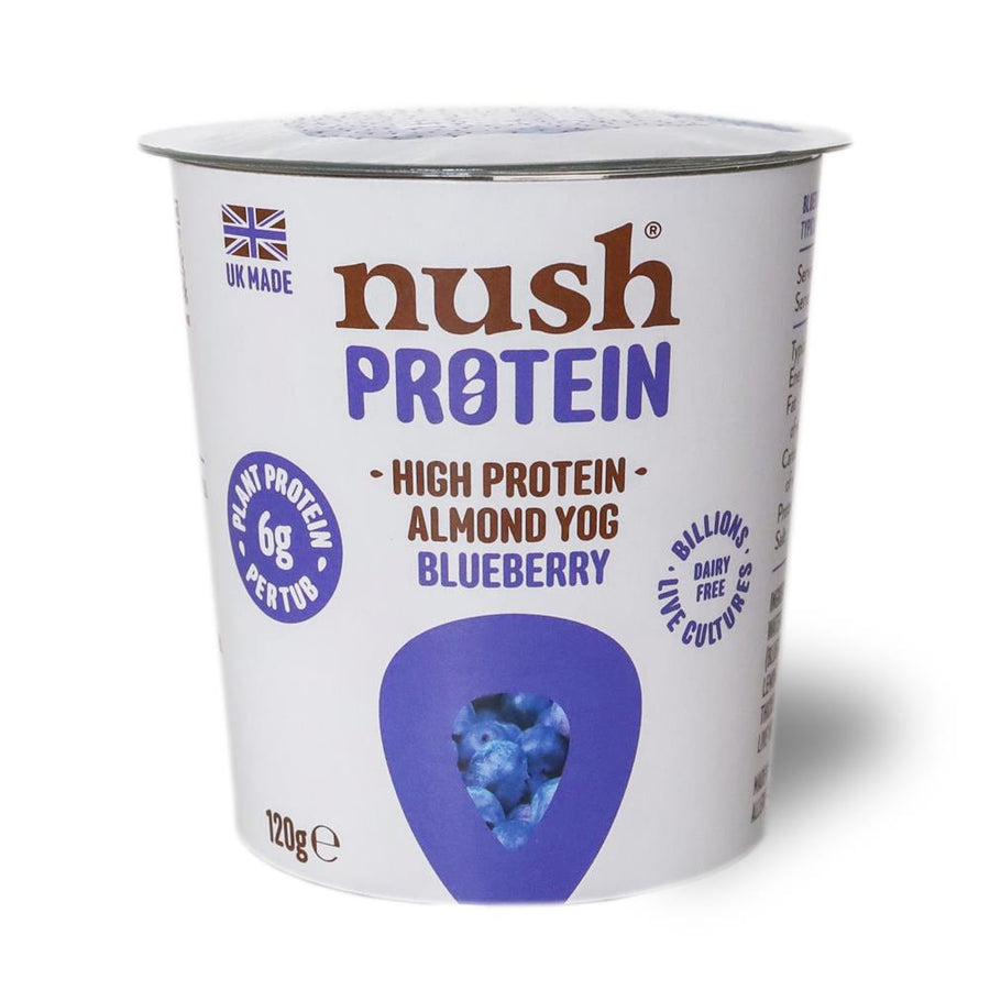 Nush Protein Blueberry Almond M*lk Yog 120g