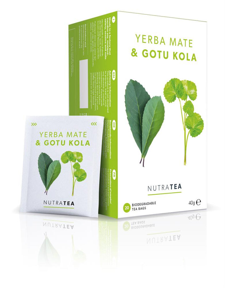 Nutra Yerba Mate & Gotu Kola - 20 Herbal Tea Bags