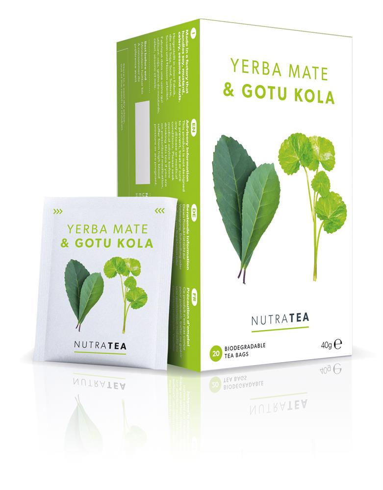 Nutra Yerba Mate & Gotu Kola - 20 Herbal Tea Bags