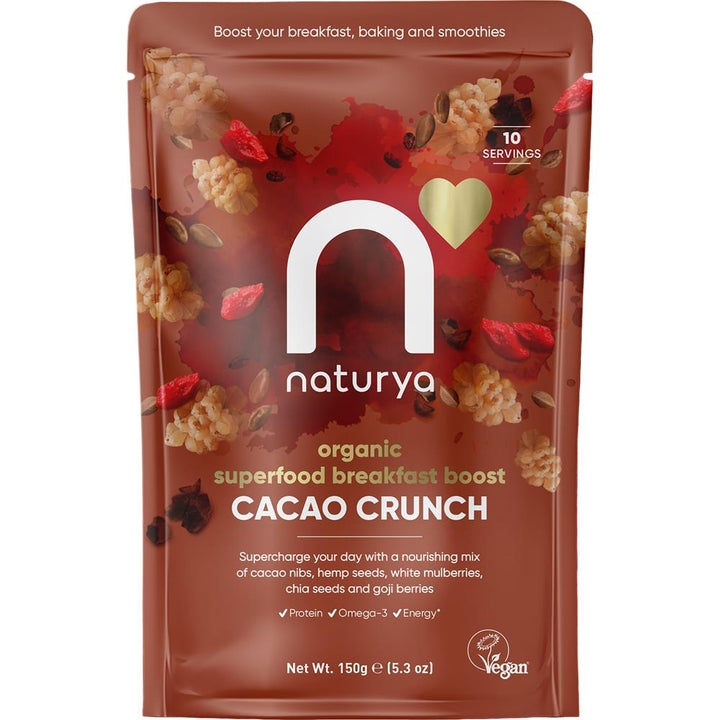 Naturya Organic Breakfast Boost Cacao Crunch 150g