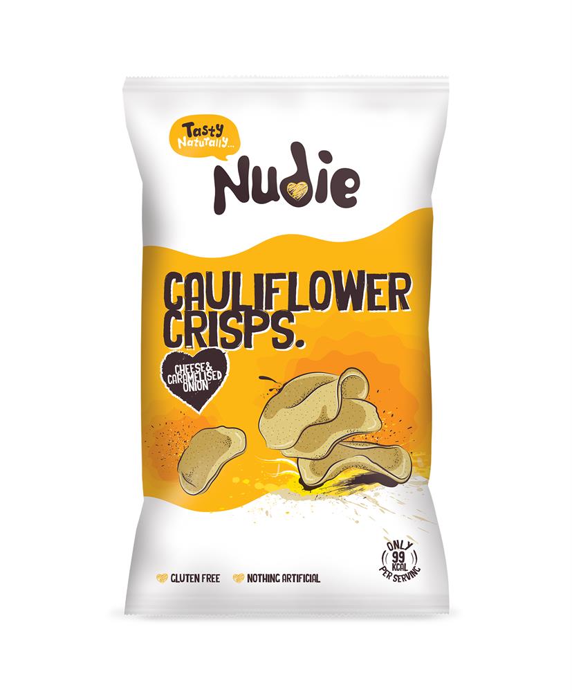 Cheese & Carmelised Onion Cauliflower Crisps 80g
