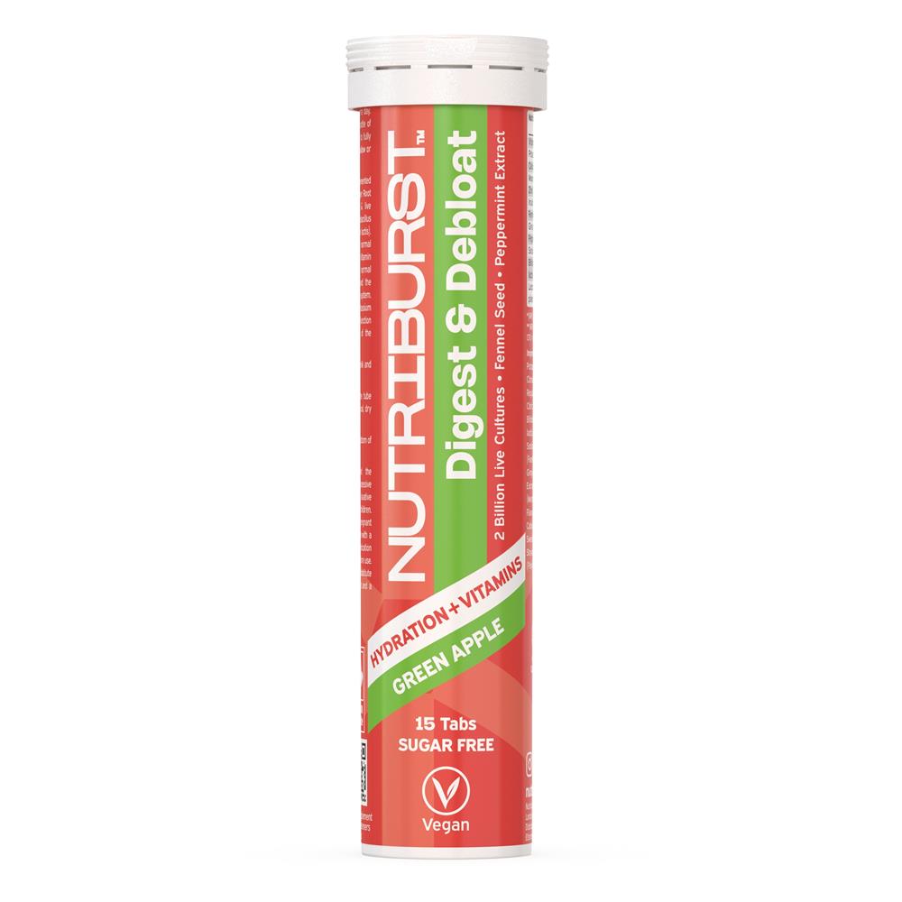 Nutriburst Digest & Debloat Effervescent 15 Tablets