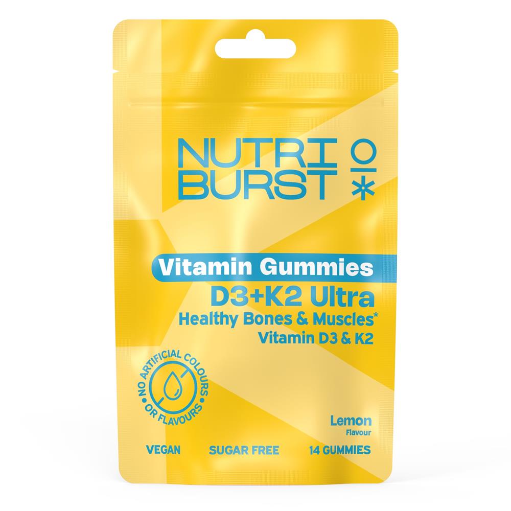 Nutriburst D3+K2 Ultra Pouch 14 Gummies