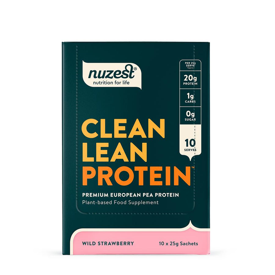 Clean Lean Protein 10x25g Sachets Box Wild Strawberry