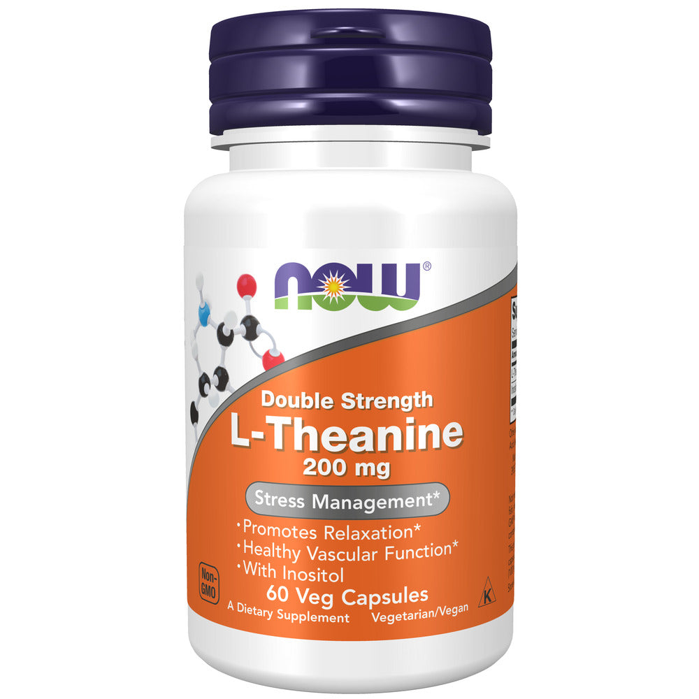 Double Strength L-Theanine 200mg - 60 vcaps
