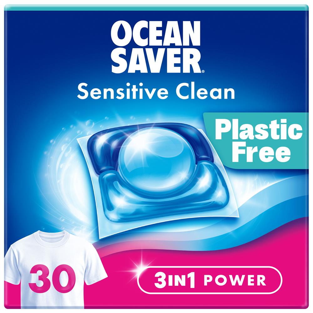 OceanSaver Microplastic Free 30 Sensitive Non Bio Capsules