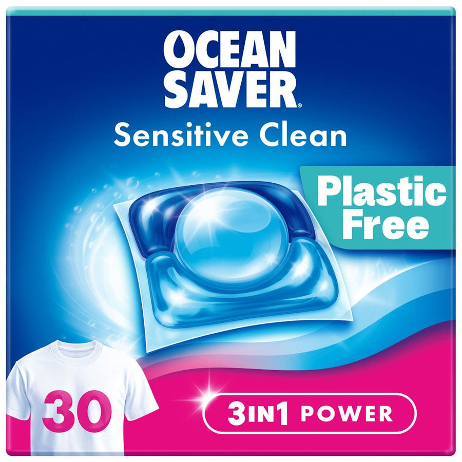 OceanSaver Microplastic Free 30 Sensitive Non Bio Capsules