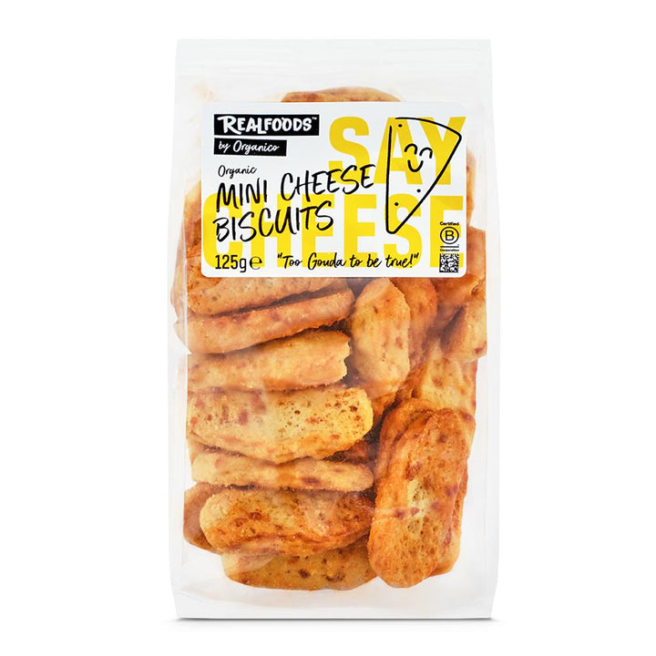 Organic Mini Cheese Biscuits 'Too Gouda to be true' 125g