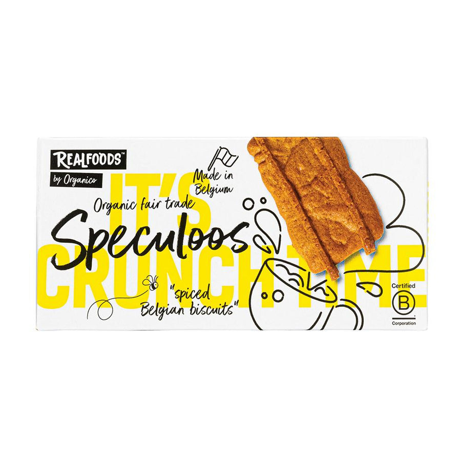 Realfoods by Organico Organic Speculoos Biscuits (with Fairtrade Ingredients) 125g