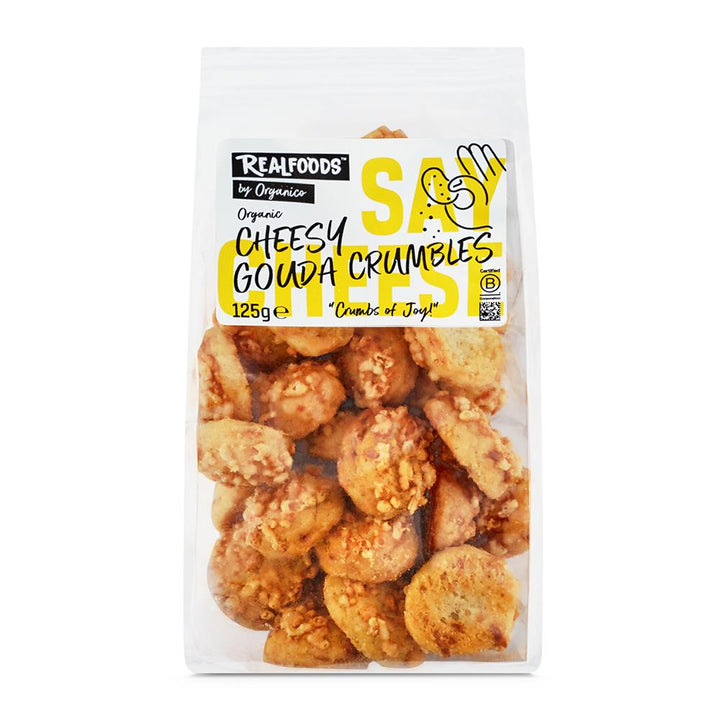 Organic Cheesy Gouda Crumbles 125g