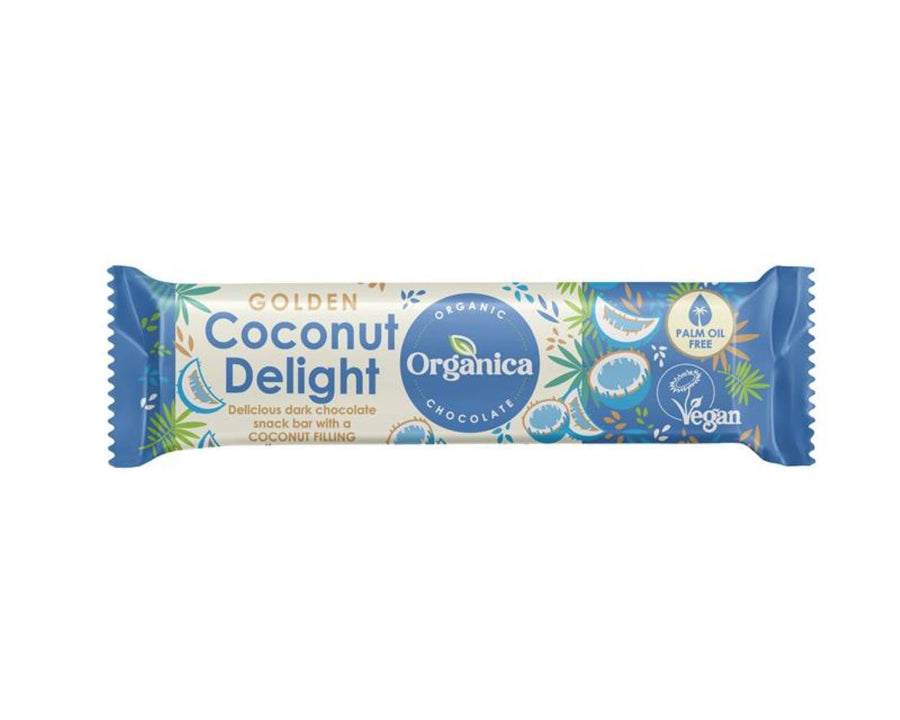 Snack Bars - Organic Golden Coconut Delight Vegan 40g