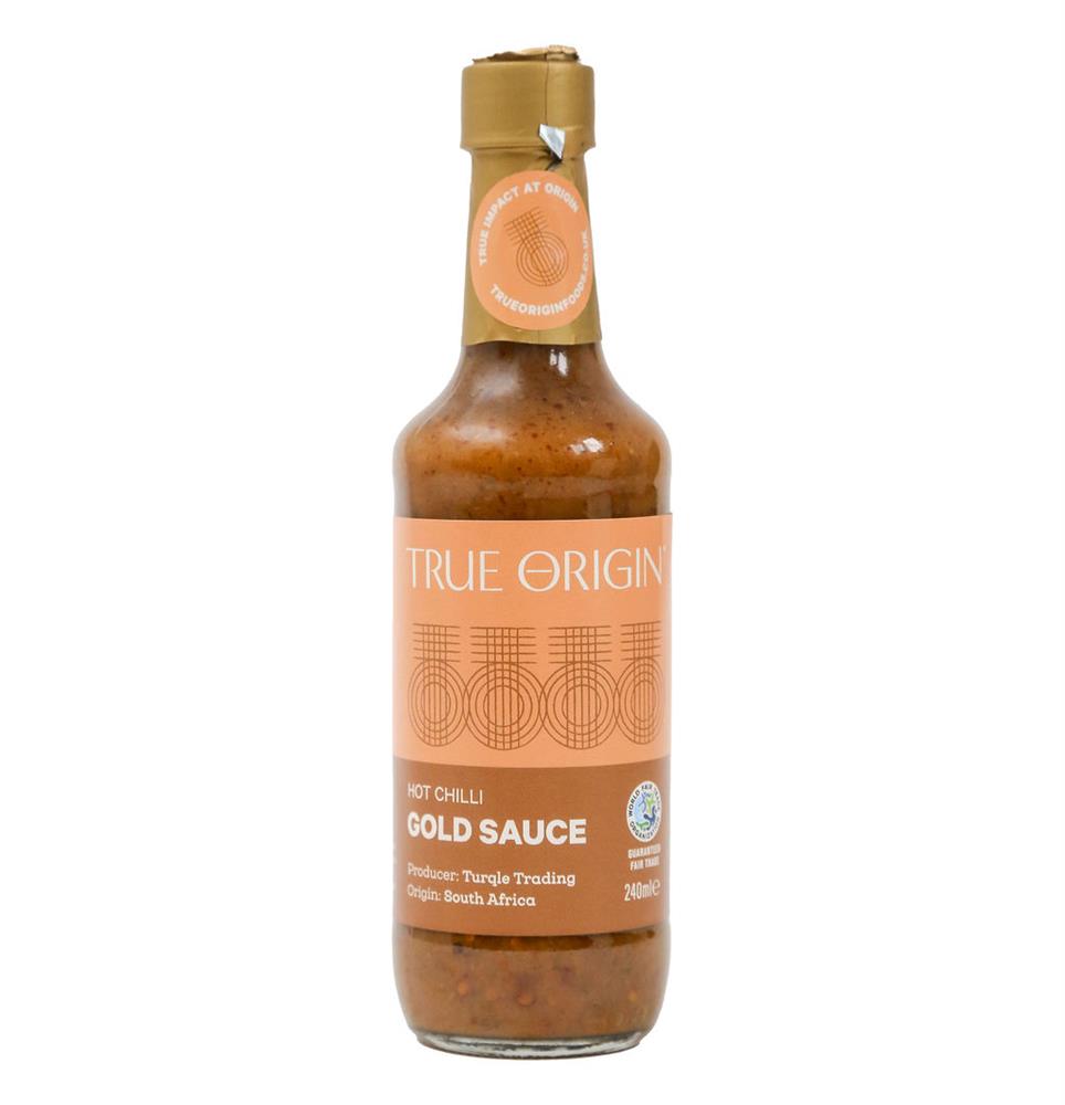True Origin Gold Hot Chilli Sauce 240ml