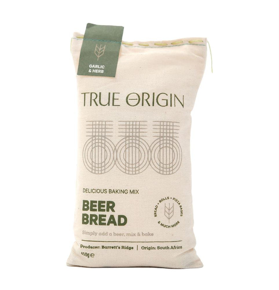True Origin Garlic & Herb Beer Bread 450g