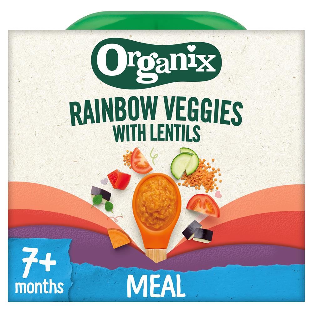 Organix Rainbow Veggies with Lentils (130g)
