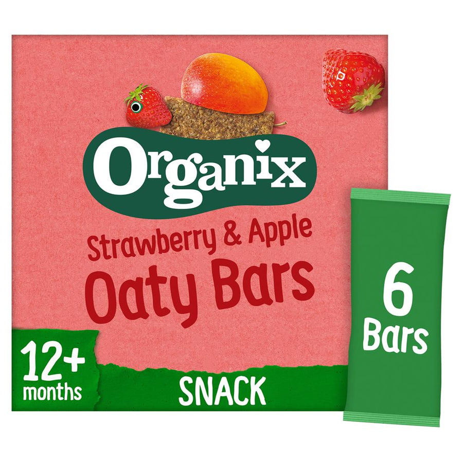 Strawberry& Apple Organic Soft Oat Snack Bars Multipack(6x23g)