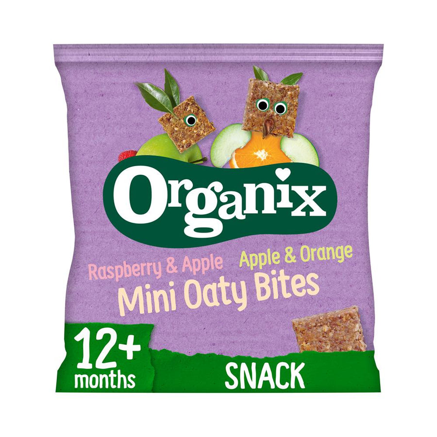 Organix Mini Organic Oat Toddler Snack Bar Bites 110g