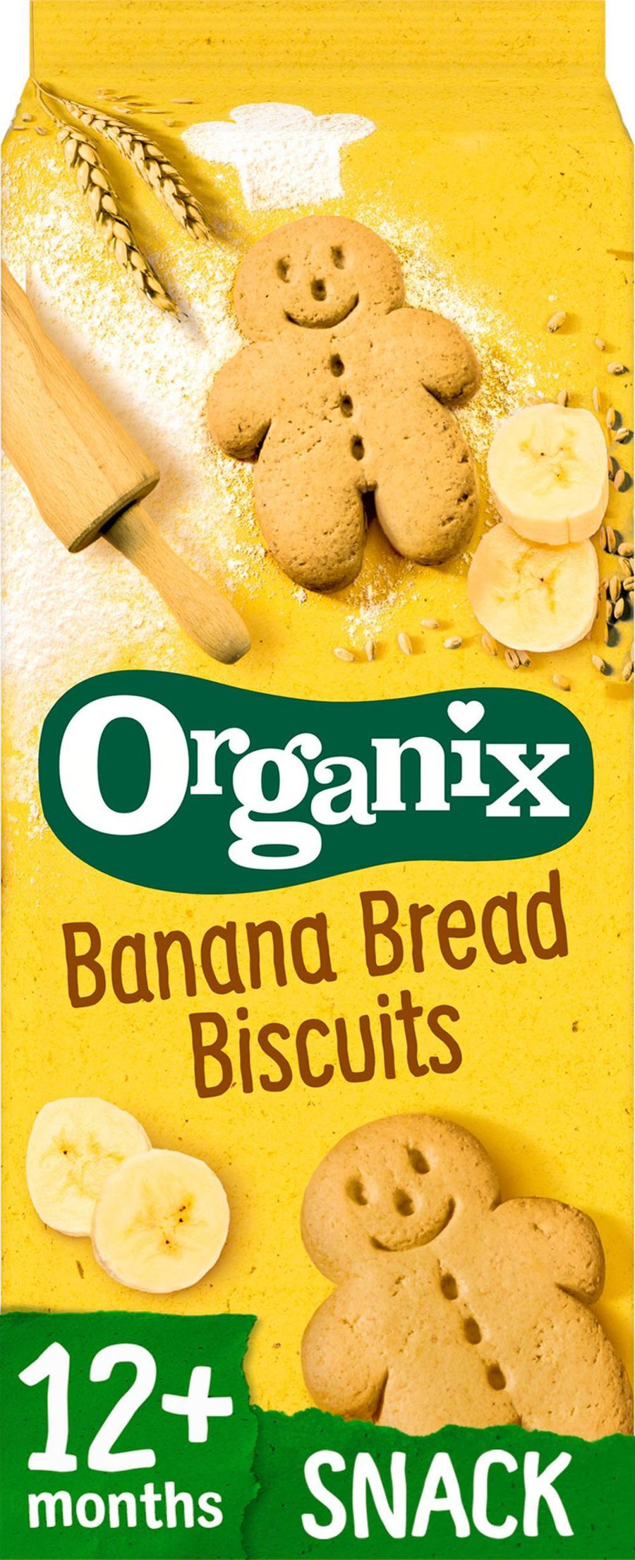Organix Banana Bread Biscuits 135g