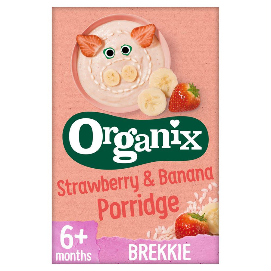 Strawberry & Banana Organic Baby Porridge 120g