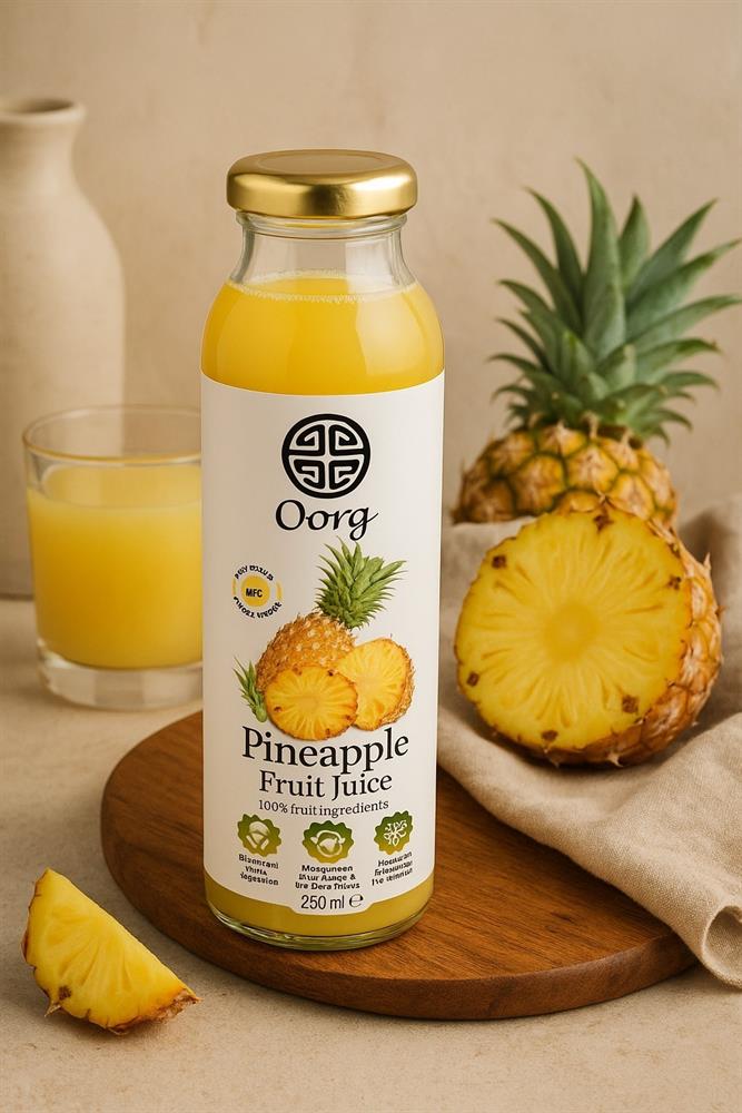 OORG! Natural Pineapple Juice 250ml