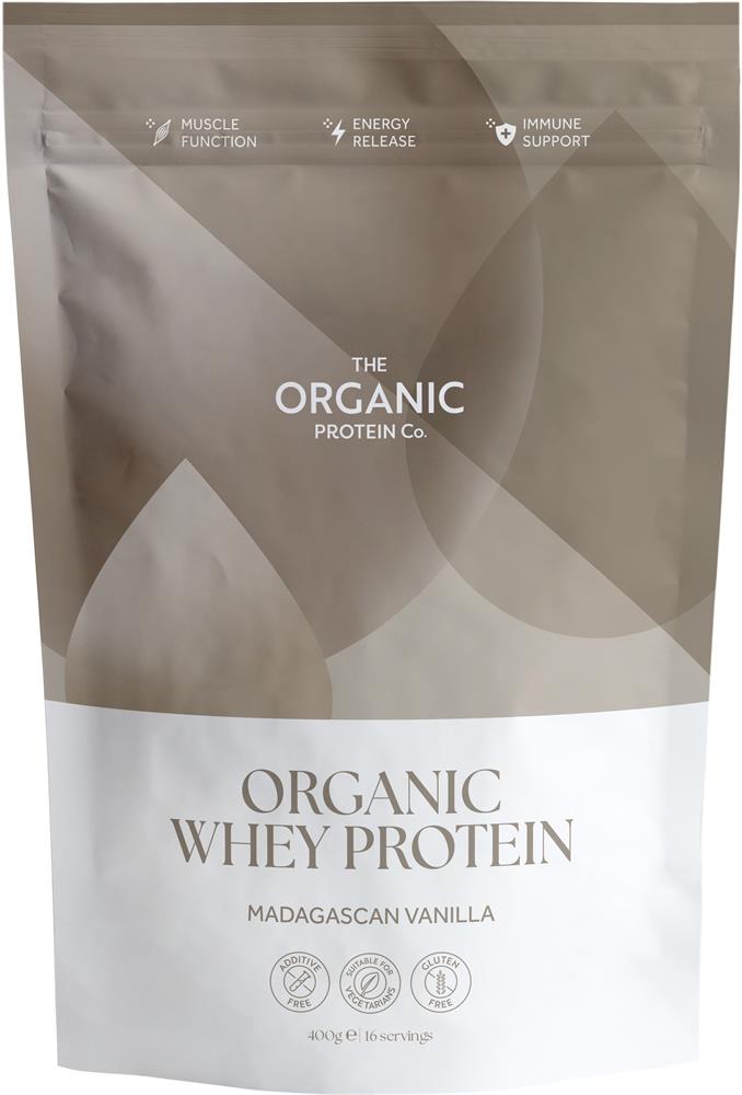 Madagascan Vanilla Organic Whey Protein 400g