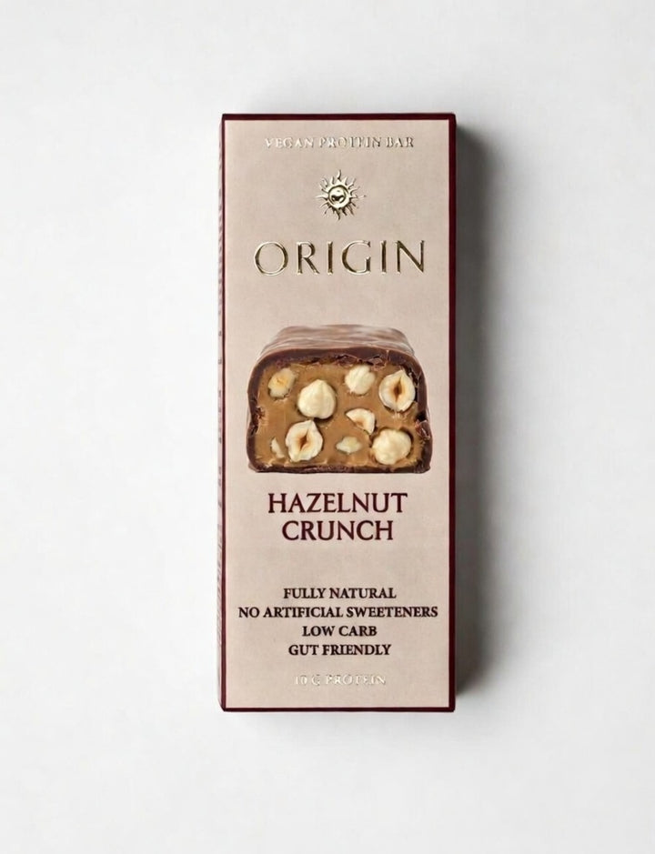 Origin Vegan Protein Bar Hazelnut Crunch 45g