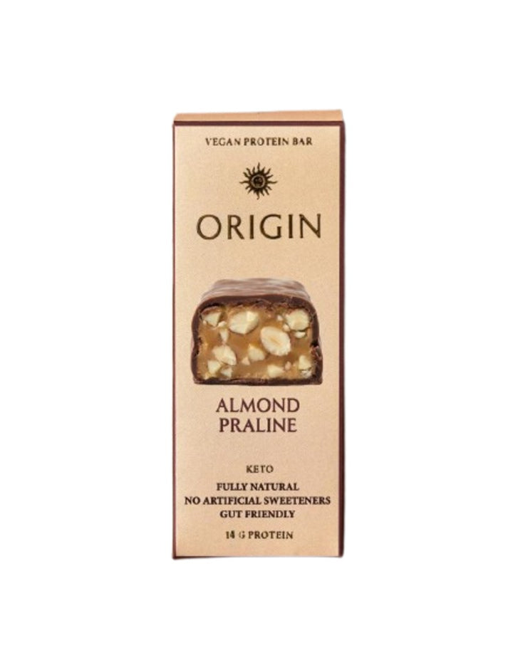 Origin Vegan Protein Bar Keto Almond Praline 45g