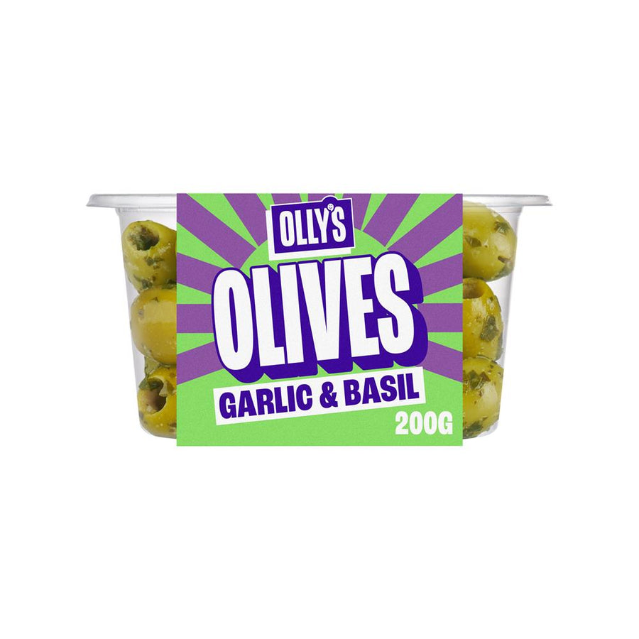 Ollys Olives - Chimichurri Pitted Halkidiki Olives 200g