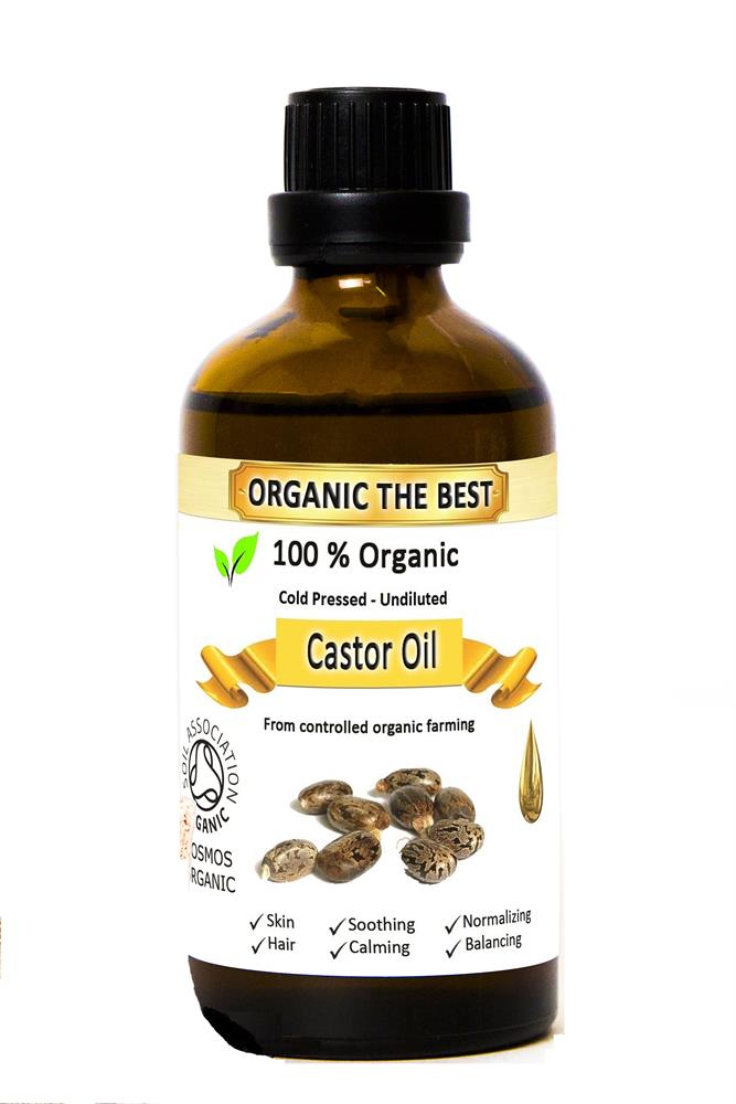 Castor Oil Organic Cold Pressed Undiluted 100ml