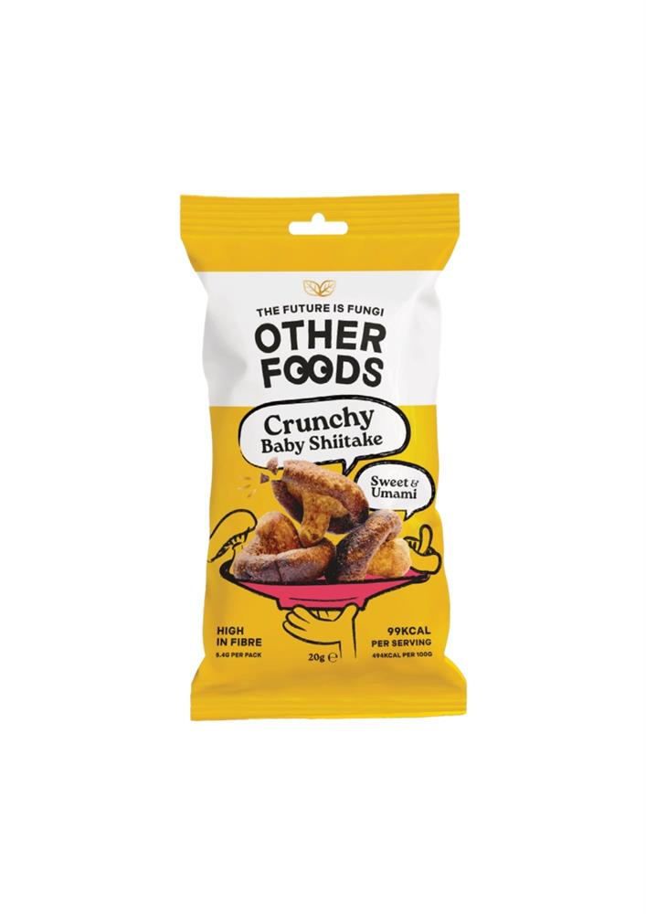 Crunchy Baby Shiitake Mushrooms 20g