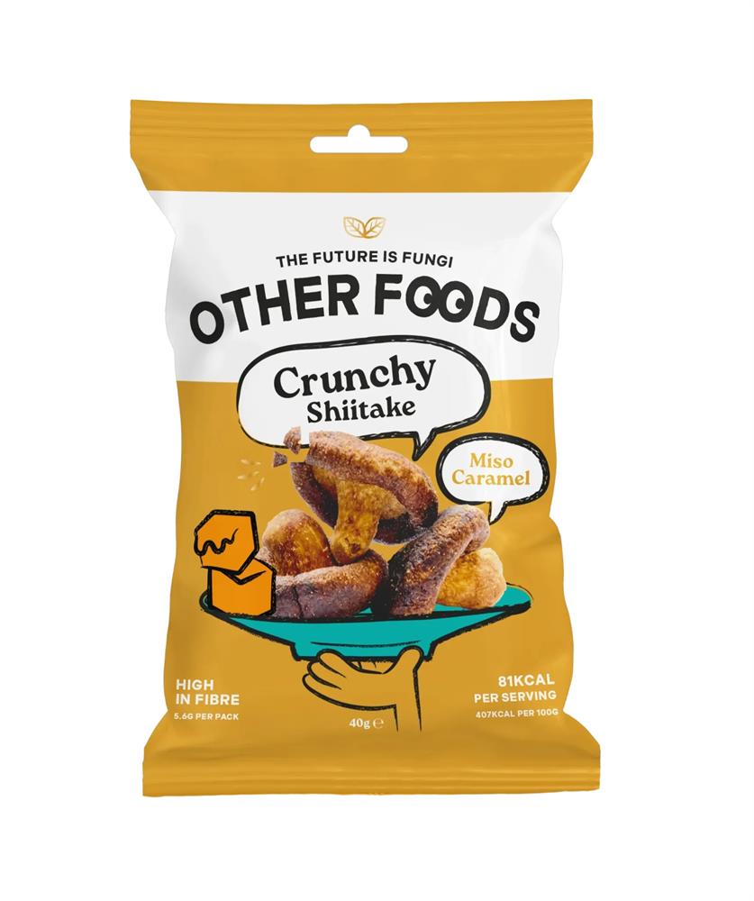 Crunchy Shiitake Miso Caramel Mushrooms 40g