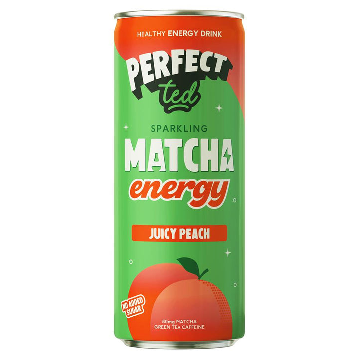 PerfectTed Matcha Energy Juicy Peach 250ml
