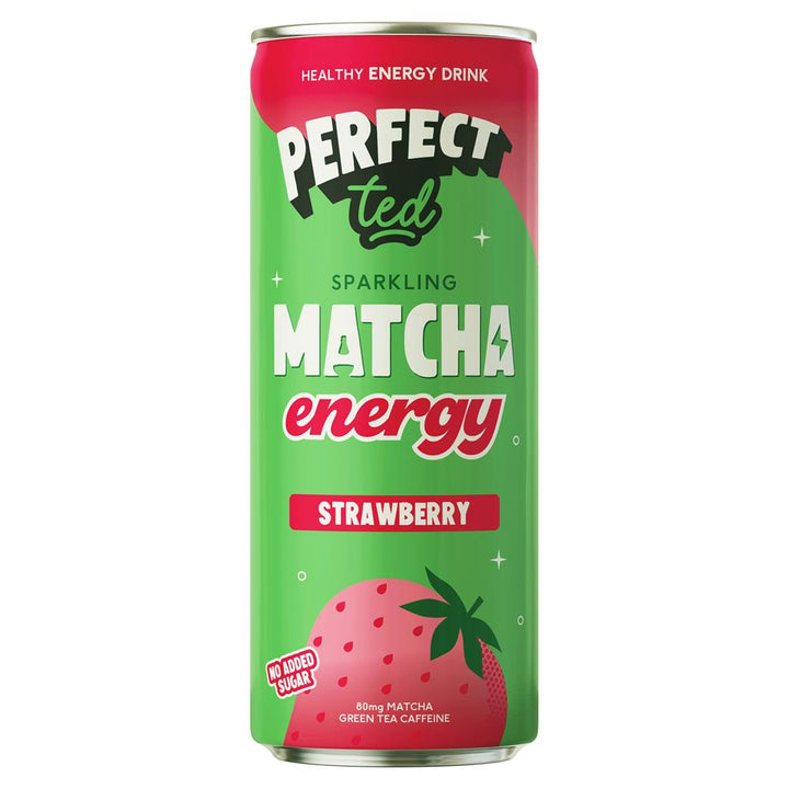 PerfectTed Matcha Energy Strawberry 250ml